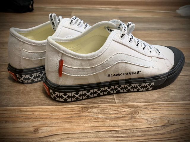 vans x off white shoes