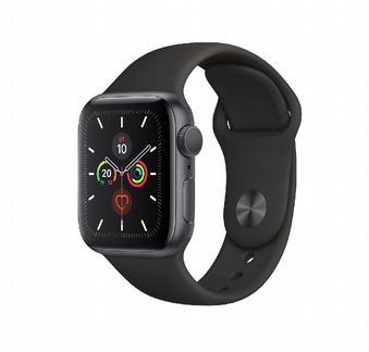 Apple Watch Series 5 44mm (Black Sport Band) RU/A