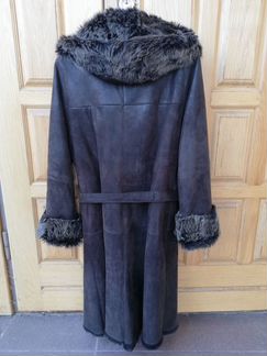 Дублёнка коричневая