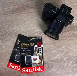 Карта памяти SanDisk Extreme PRO 64 Гб