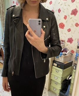 Кожаная куртка «Снежная королева»