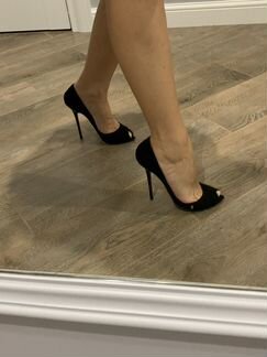 Туфли замшевые