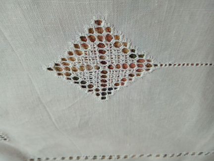 Накомодник старинный 118*80 ришелье