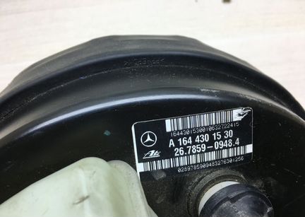 Вакуумный усилитель Mercedes W164