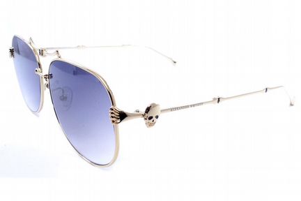 Солнцезащитные очки Alexander Mqueen Gold New 2019