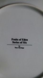 Тарелка винтажная, декоративная Fruits Of Eden