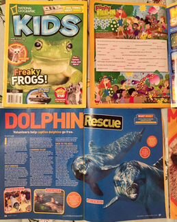 Журналы английский язык NatGeoKids США книги детск