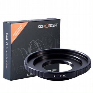 Адаптер K&F Concept Fuji FX - C mount новый