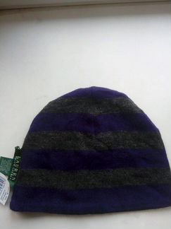 Двухсторонняя детская шапка Ralph Lauren