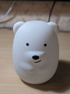 Ночник портативный светильник Rombica LED Мишка Te