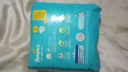 Pampers NEW baby DRY 1 новые 2-5 кг