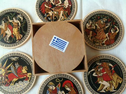 Подставки декоративные под стаканы(бирдекели), фуж