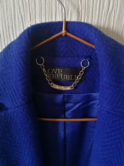 Васильковое пальто Love Republic