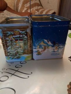 Коробочки жестяные б/к СССР