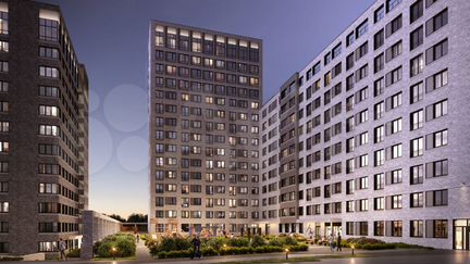 2-к апартаменты, 55.8 м², 2/15 эт.