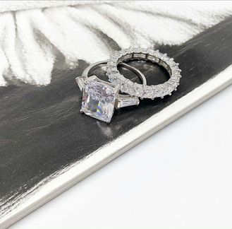 Кольцо двойное Bvlgari Булгари Серебро