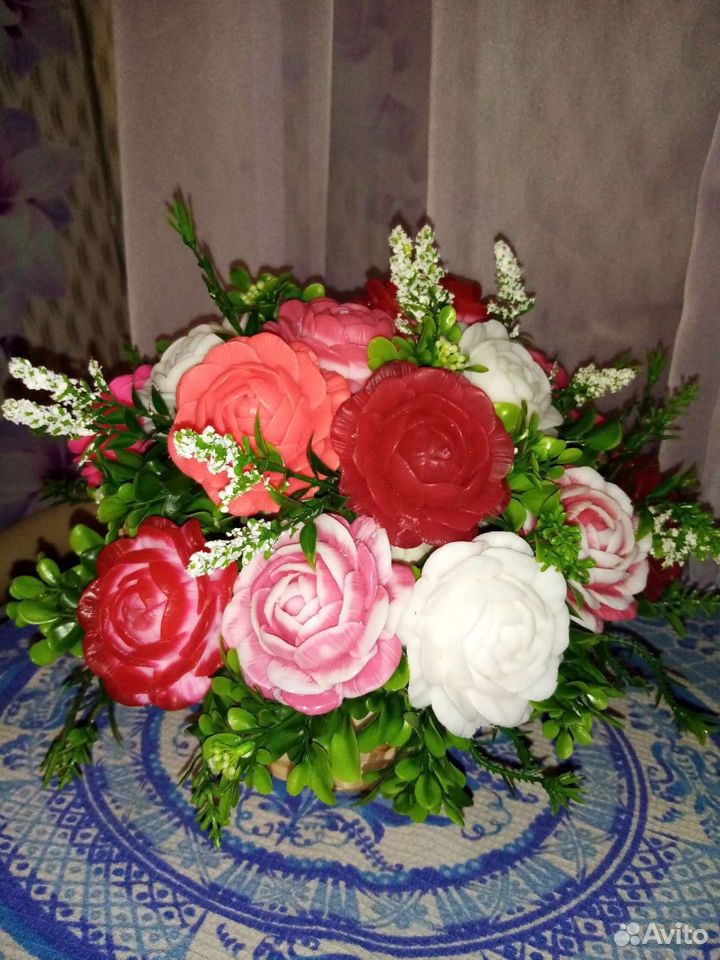 Букеты из мыла