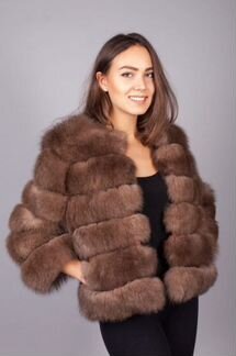 Шуба мех песца