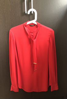 Красная рубашка Massimo Dutti, S