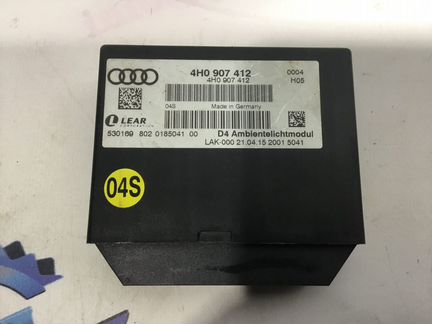 Блок управления парктроником Audi A8 D4 4H0907412