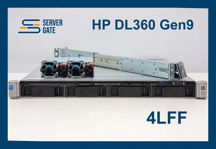 HP DL360 G9 4LFF 2x E5-2698v3 256 GB