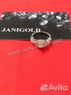 Золотое кольцо с бриллиантами