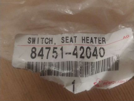 Кнопка подогрева сидений toyota