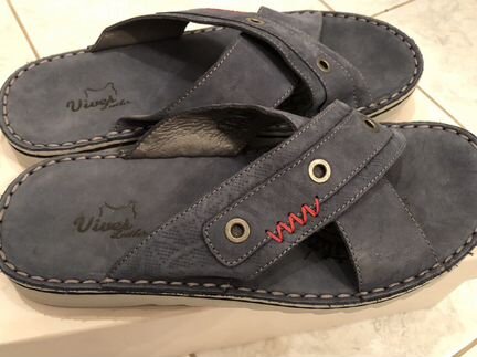 Новые шлёпки Испания натур кожа 40-41 размер