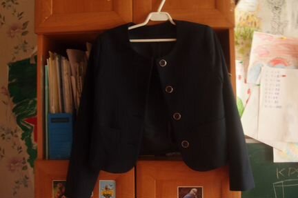 Жакет школьный для девочки 122-128