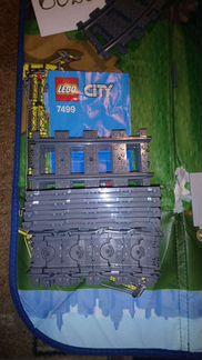 Lego электропоезд 60051 + доп. рельсы 7499 + 60238