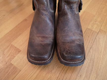 Кожаные сапоги 40 ручная работа