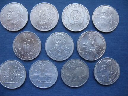 Юбилейные монеты СССР. 1982-1987г