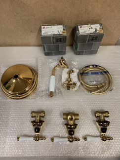 Душевая система Giulini praga Золото Италия