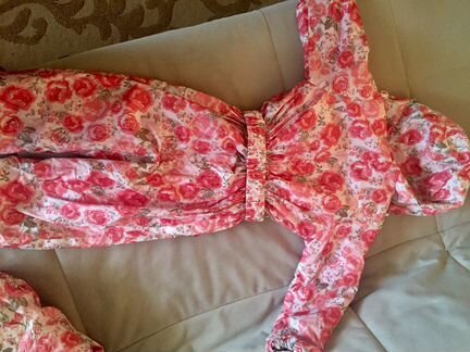 Комбинезоны на весну / осень для двойни, 104