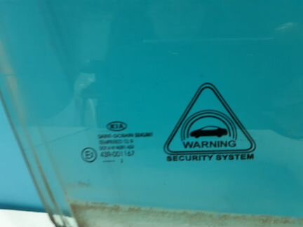 Стекло передней правой двери Kia Ceed 2 2012 -2018