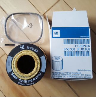 Фильтр масляный двигателя GM 9192426 / 90536362