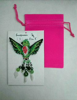 Брошь из бисера 