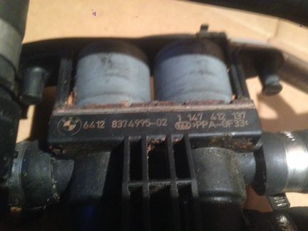 Коллектор водяной отопителя печки Range Rover 3