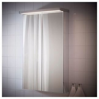 Светильник на зеркало цвет металлик