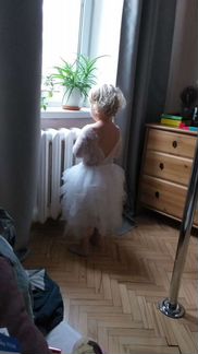 Платье снежинка 104р