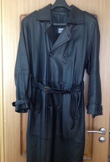 Кожаный плащ