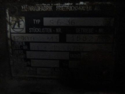 6мкпп ZF S6-36 MAN