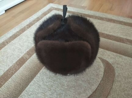 Норковая шапка мужская