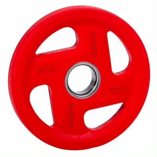 Диск D50 обрезиненный цветной 5 кг