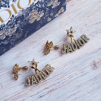 Серьги Dior jadior джекеты