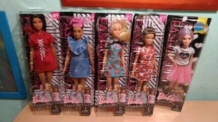 Новые Барби серии Fashionistas 15 видов