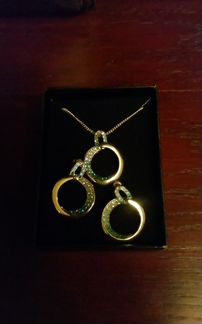 Бижутерия Комплект Серьги и Колье