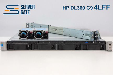Сервер HP DL360 G9 4LFF 2x E5-2620v3 256 GB