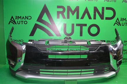 Бампер передний Mitsubishi Outlander 3 рестайлинг