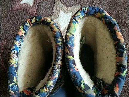 Сапоги резиновые утеплённые, дутики